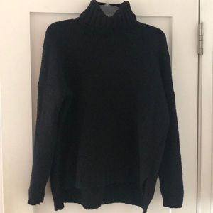 Vince black wool/silk/cashmere sweater